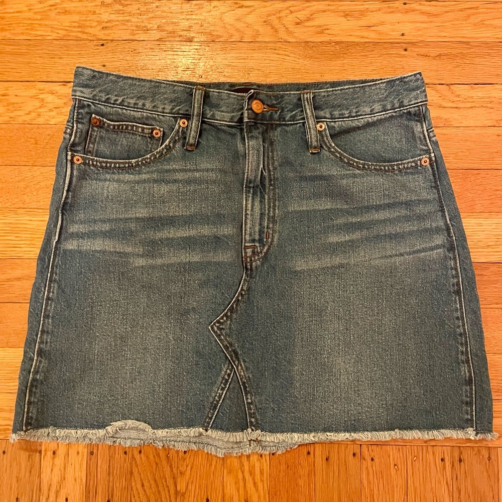 Jcrew Jean Mini Skirt